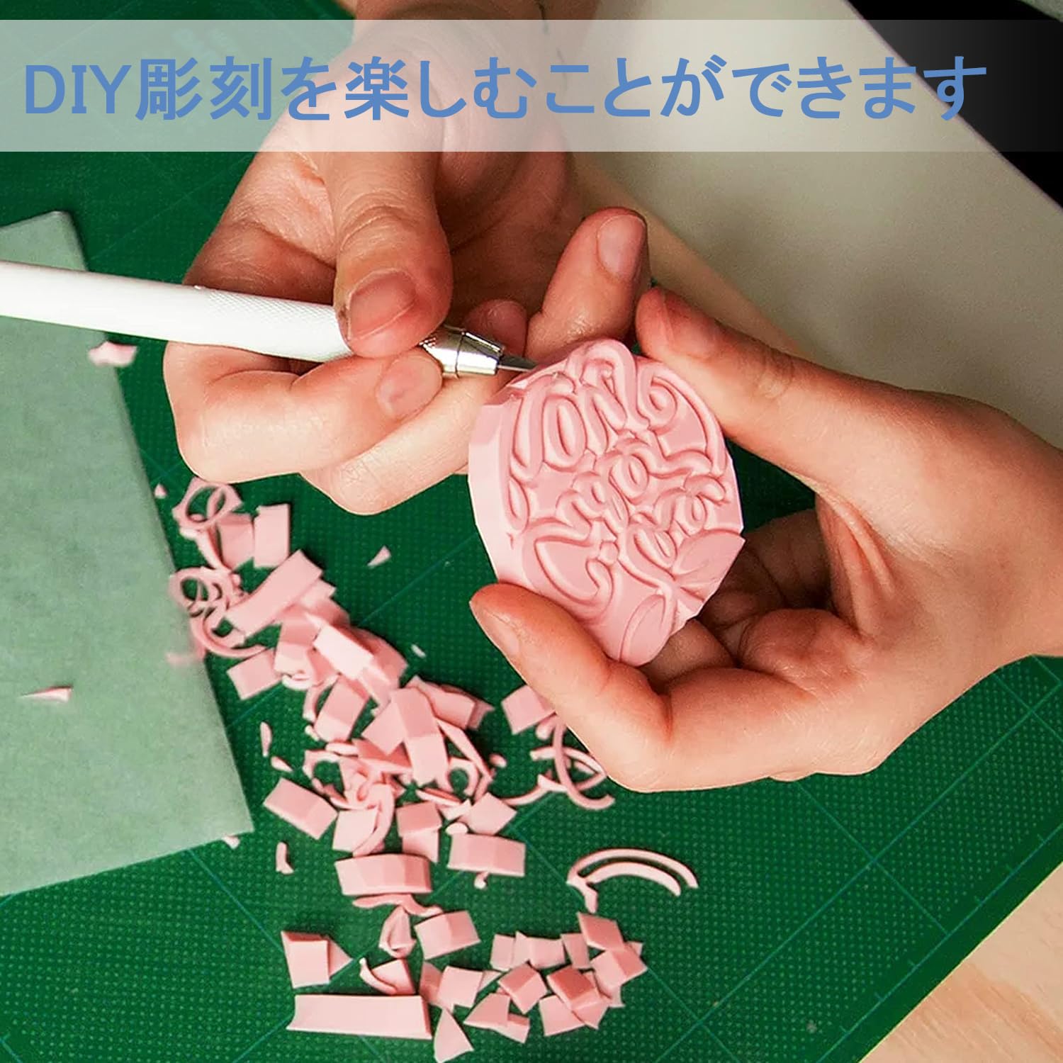 Amazon | SOYANGNEK シード 消しゴム ハンコ 10点セッ 消しゴムはんこ